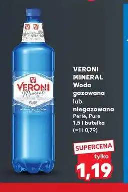 Kaufland Woda gazowana Veroni Mineral Perle oferta