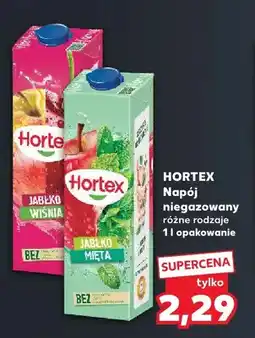 Kaufland Napój niegazowany Hortex jabłko wiśnia oferta
