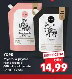Kaufland Mydło w płynie Biała lawenda Yope oferta