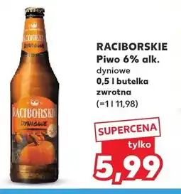 Kaufland Piwo Raciborskie dyniowe oferta