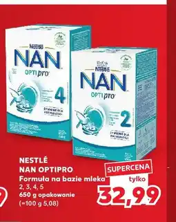 Kaufland Formuła na bazie mleka NAN Optipro 2 Nestlé oferta