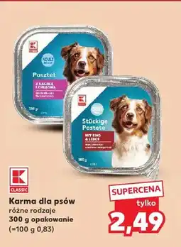 Kaufland Karma dla psów K-Classic oferta