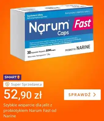 Probiotyk Narum Fast Caps Narine