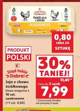 Kaufland Jajka kurze z chowu ściółkowego wagowa L Stąd Takie Dobre! oferta