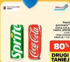 Carrefour Market Napój gazowany Coca-Cola, Fanta, Sprite oferta