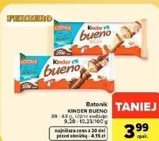 Carrefour Market Batonik KINDER BUENO oferta