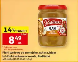 Auchan Flaki wołowe po zamojsku, gulasz, bigos lub flaki wołowe w rosole, Pudliszki oferta