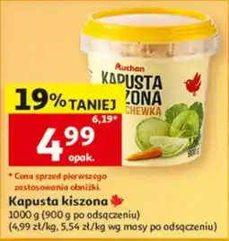 Auchan Kapusta kiszona oferta