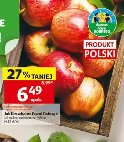 Auchan Jabłka szkolne Pewni Dobrego oferta