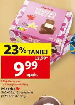 Auchan Mleczko Waniliowe oferta