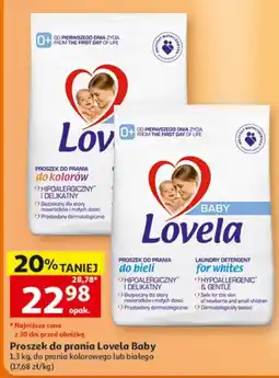 Auchan Proszek do prania Lovela Baby oferta