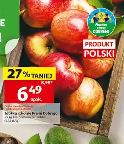 Auchan Jabłka szkolne Pewni Dobrego oferta