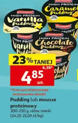 Auchan Pudding lub mousse proteinowy oferta
