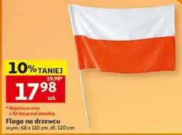 Auchan Flaga na drzewcu oferta