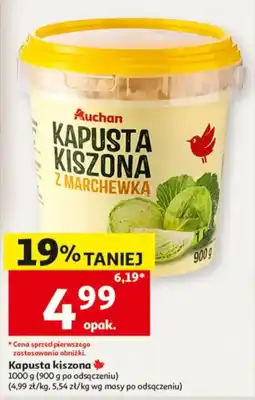 Auchan Kapusta kiszona z marchewką oferta