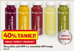Auchan Soki HPP lu Wszystkie soki HPP lub smoothie HPP Swigo b smoothie HPP swigo oferta