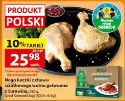 Auchan Noga kaczki z chowu ściółkowego wolno gotowana z żurawiną oferta