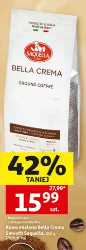 Auchan Kawa mielona Bella Crema Smooth Saquella oferta