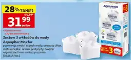 Auchan Zestaw 3 wkładek do wody Aquaphor Maxfor oferta