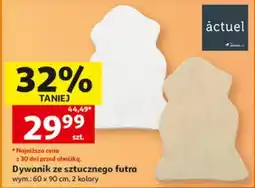 Auchan Dywanik ze sztucznego futra oferta