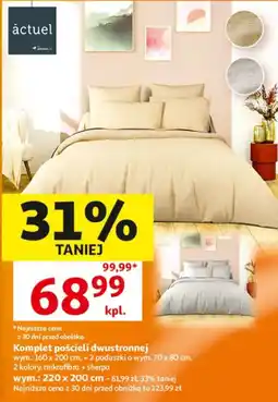Auchan Komplet pościeli dwustronnej oferta