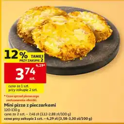 Auchan Mini pizza z pieczarkami oferta