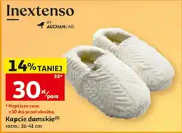 Auchan Kapcie damskie oferta