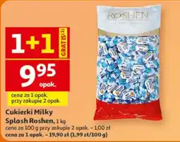 Auchan Cukierki Milky Splash Roshen oferta