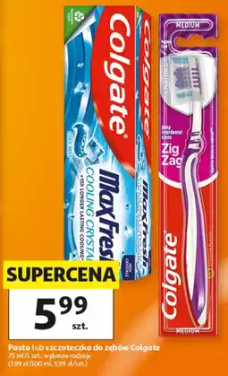 Auchan Pasta lub szczoteczka do zębów Colgate oferta
