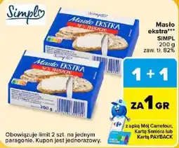Carrefour Masło ekstra SIMPL oferta