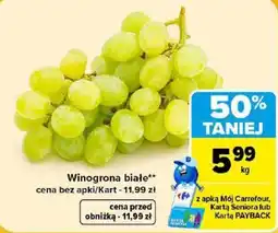 Carrefour Winogrona białe oferta