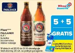 Carrefour Piwo Paulaner oferta