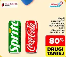 Carrefour Napój gazowany COCA-COLA, FANTA, SPRITE oferta