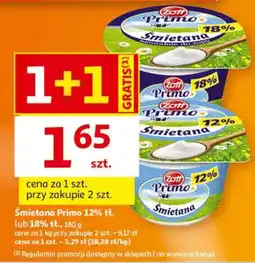 Auchan Śmietana Primo oferta