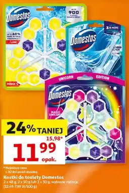 Auchan Kostki do toalety Domestos oferta