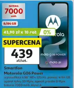Auchan Smartfon Motorola G06 Power oferta