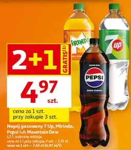Auchan Napój gazowany 7 Up, Mirinda, Pepsi lub Mountain Dew oferta