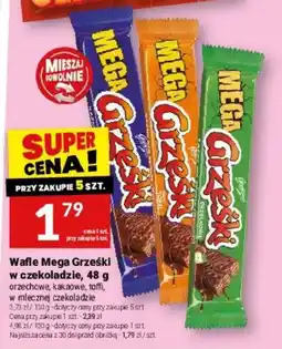 Twój Market Wafle Mega Grześki oferta
