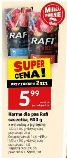 Twój Market Karma dla psa Rafi saszetka oferta