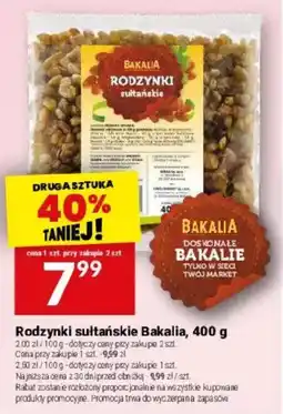Twój Market Rodzynki sułtańskie Bakalia oferta