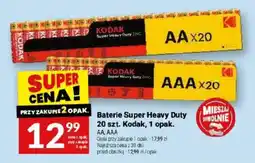 Twój Market Baterie Super Heavy Duty Kodak oferta