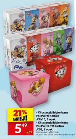 Twój Market Chusteczki higieniczne Psi Patrol Kartika oferta