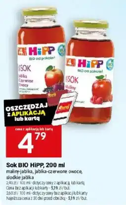 Twój Market Sok BIO HiPP oferta