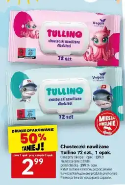 Twój Market Chusteczki nawilżane Tullino oferta