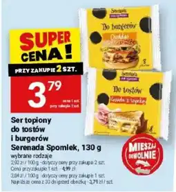 Twój Market Ser topiony do tostów i burgerów Serenada Spomlek oferta