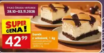 Sernik z wiśniami