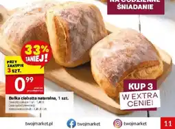 Twój Market Bułka ciabatta naturalna oferta