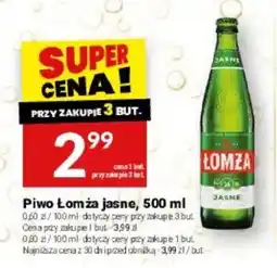 Twój Market Piwo Łomża jasne oferta