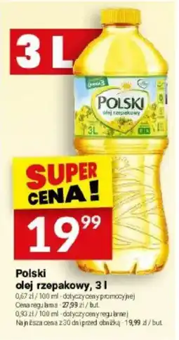 Twój Market Polski olej rzepakowy oferta