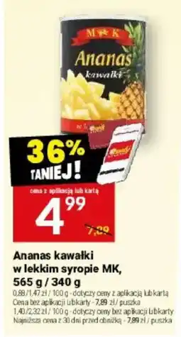 Twój Market Ananas kawałki MK oferta